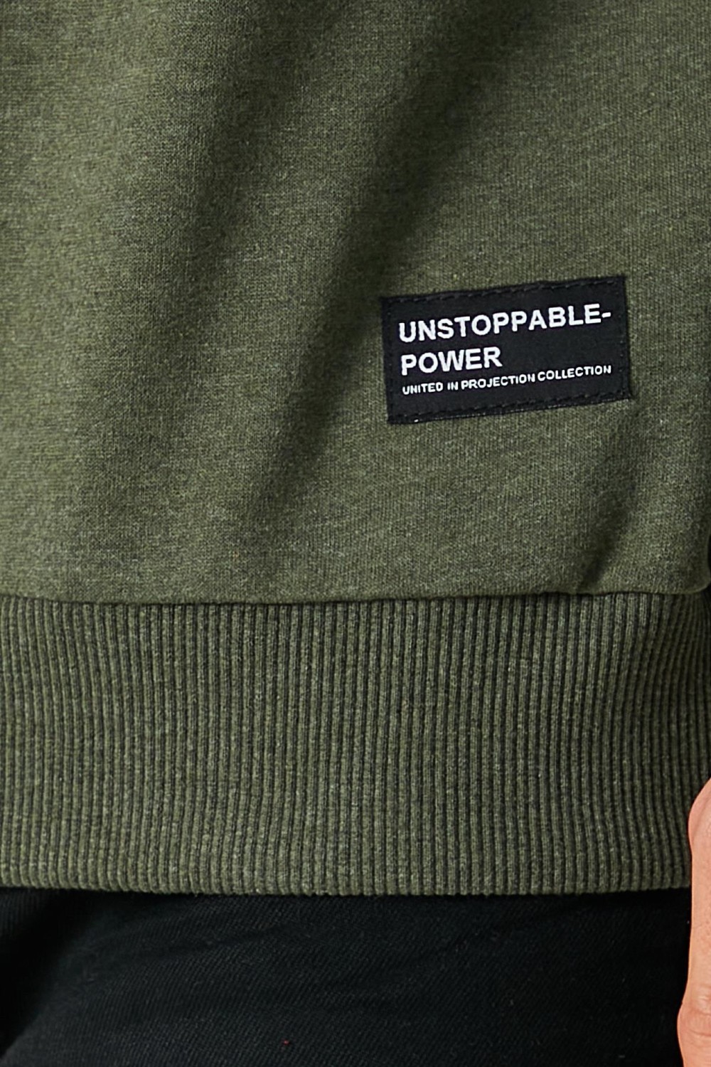 Mmetalic Metalic Erkek Antrasit Basic Bisiklet Yaka Sweatshirt görsel 5