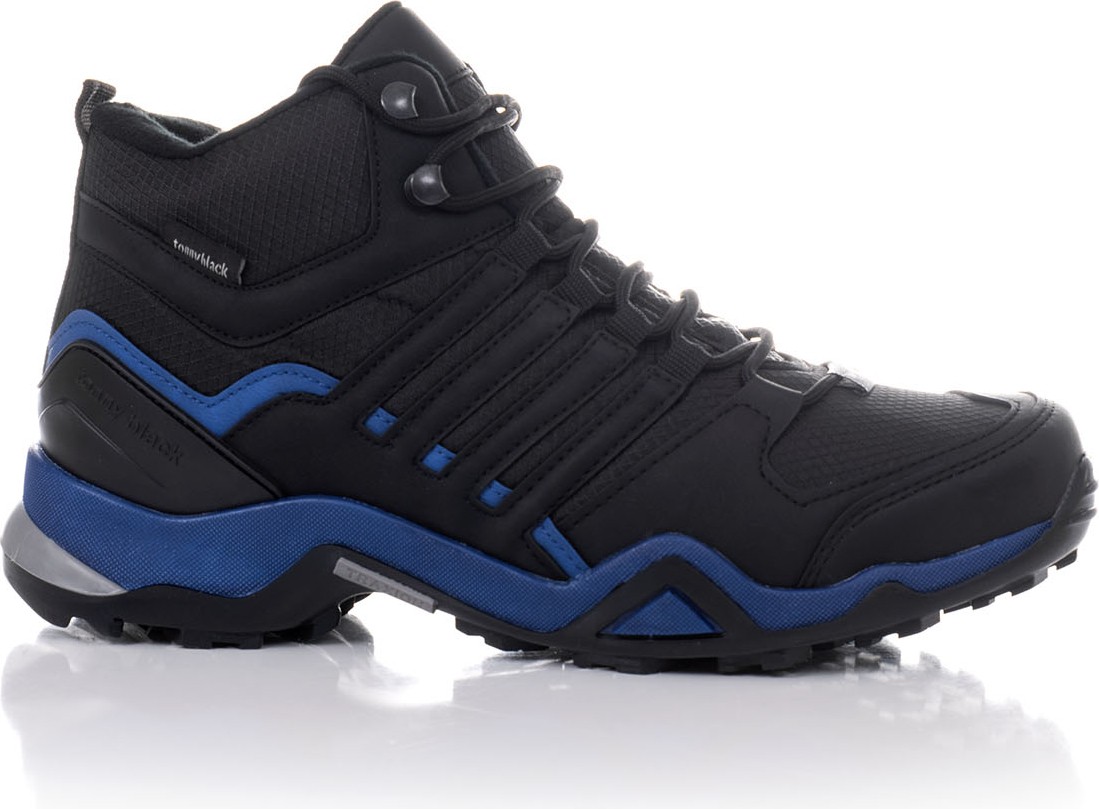 Tonny Black Erkek Trekking Bot Dayanıklı Kumaş Su Geçirmez Kaymaz Tabanlı Bağcıklı Outdoor görsel 3