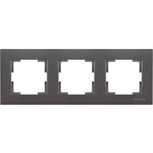 Mutlusan Rita Füme Üçlü Yatay Çerçeve (2220 800 1395)