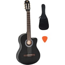 Valler VG250 C Bk Cutaway Klasik Gitar Siyah