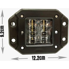 Sador 4x4 Çalışma Lambası Tampon Için 24 W