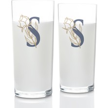 Hediye Sepeti Hediyesepeti Dekoratif Baş Harf Yazılı Kişiye Özel Baskılı Rakı Kadehi Seti