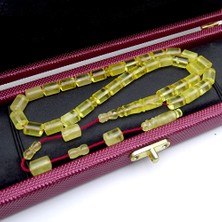 Tesbih Rüyası Şeffaf Damla Kehribar Tesbih