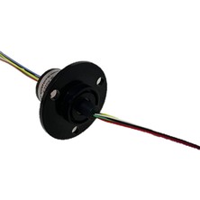 Ikon Kapsül Slip Ring Döner Konnektör 22MM 6 Kanal 2 Amper, Dış Çap Ölçüsü 22MM