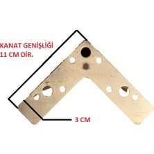 Hobbi Telli Ayak   Koltuk    Kanepe   Çekyat   Sehpa Ayağı   Gold Renk   18 cm   4 Adet