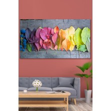 Hediyeler Kapında 50X70 Mevsimler Duvar Kanvas Tablo Painting