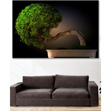 Hediyeler Kapında 100X140 Dev Boyut Dekoratif Ağaç Duvar Kanvas Tablo