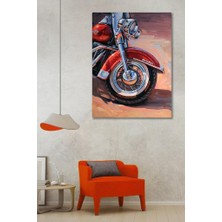 Hediyeler Kapında 100X140 Dekoratif Harley Duvar Kanvas Tablo