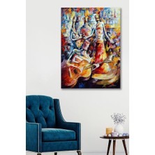 Hediyeler Kapında 100X140 Sürreal Sanat Duvar Kanvas Tablo