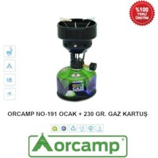 Orcamp Orgaz Köz Ocağı 230 gr Gaz Kartuşlu Kamp Ocak NO-191-230