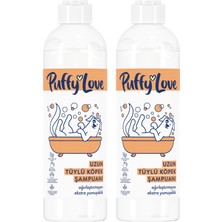 Puffy Love Hayvan Dostu Uzun Tüylü Köpek Şampuanı 370 ml x 2