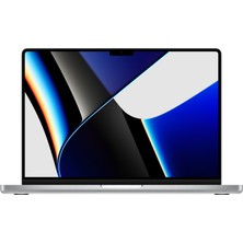 Apple MacBook M1 Pro Çip 16GB 1TB SSD macOS 14" QHD Taşınabilir Bilgisayar Gümüş MKGT3TU/A