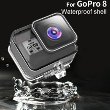 Pasifix Gopro Hero 8 Için 40M / 131FT Su Altı Kamera Koruyucu Kılıf (Yurt Dışından)