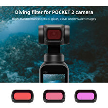 Pasifix Djı Pocket 2 / Osmo Pocket Anti-Çizik Su Altı Kamera Mercek (Yurt Dışından)