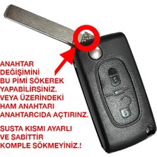 Esan Peugeot 207 - 307 - 308 Sustalı Anahtar Kabı Kumanda Kabı