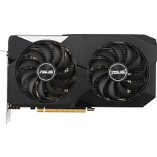 ASUS RADEON DUAL RX 6600 8GB 128bit GDDR5 2491Mhz OC  HDMI 3xDP (DUAL-RX6600-8G) EKRAN KARTI