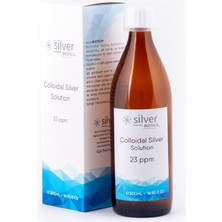 Silver Biotics Laboratories 23 Ppm 1500 ml + 23 Ppm 100 ml Sprey Cam Şişe Set Hydrasense Kolloidal Gümüş Suyu