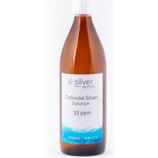 Silver Biotics Laboratories 23 Ppm 500 ml Cam Şişe + Cam Damlalık Hydrasense Kolloidal Gümüş Suyu