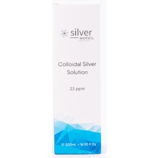 Silver Biotics Laboratories 23 Ppm 500 ml Cam Şişe + Cam Nazal Sprey Hydrasense Kolloidal Gümüş Suyu