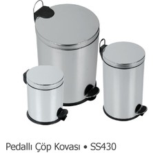 DUXXA Deppot Pedallı Çöp Kovası 12 Lt P.640012