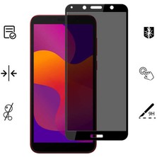 Kupa Huawei Y5P Hayalet Ekran Koruyucu Tam Kapatan 9h Iz Bırakmaz Darbe Emici