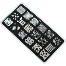 Aba Nails Art Stamping Baskı Plakası