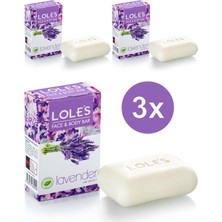 Lole's Premium Bitkisel Lavanta Sabunu 3 x 100 gr