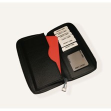 Barse Collection Telefon Bölmeli Fermuarlı Unisex Kartlık Cüzdan