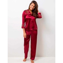  Pierre Cardin Bayan 6lı Kaplı Midi Saten Gelin Çeyiz Seti 6625
