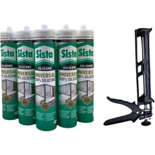 Sista Şeffaf Silikon 280 ml x 5'li Set