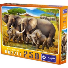 Adam Games Fil Ailesi 250 Parça Puzzle