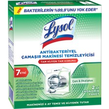 Lysol Antibakteriyel Çamaşır Makinesi Temizleyici Çam ve Okaliptus Ferahlığı 2X250 ml