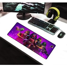 SGE TEKNOLOJİ 70X30 cm Fortnite Girls Dikişli Kaydırmaz Taban Speed Ver. Mouse Pad Oyuncu Gaming