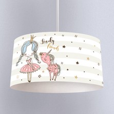 instababyrooms Çocuk Odası Dijital Baskılı Dekoratif Sarkıt Avize Model 193