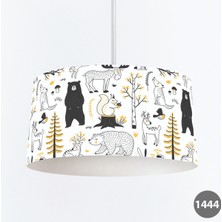 instababyrooms Çocuk Odası Dijital Baskılı Dekoratif Sarkıt Avize Model 1444