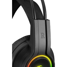 Rampage RM-K92 X-Stack Siyah USB 7.1 Rgb Gaming Oyuncu Mikrofonlu Kulaklık