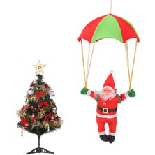 Lovoski Paraşüt Noel Baba Noel Asılı Santa Dekor Süs  25 cm (Yurt Dışından)