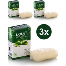 Lole's Bitkisel Aloe Vera Sabunu 3 x 100 gr