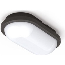 Horoz Aydos-15 15W Nemliyer Armatür Siyah Kasa 6500K