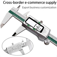 Dtools Profesyonel Metal Elektronik Dijital Kumpas LCD Ekran Dijital Doğruluk Sürmeli Kumpas Ölçer Mikrometre Ölçme Aracı