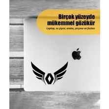 Stickrmarket | Kanat Renault | Araba Laptop Duvar Folyo Sticker 10 x 6 cm