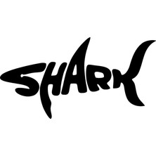Stickrmarket | Shark | Araba Laptop Duvar Folyo Sticker 15 x 7,5 cm
