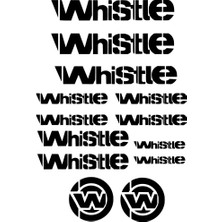 Stickrmarket | Whistle | Araba Laptop Duvar Folyo Sticker 15 x 22,5 cm