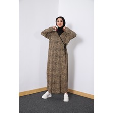 Koç Dres Leoparlı Namaz Elbisesi-Sabahlık