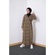 Koç Dres Leoparlı Namaz Elbisesi-Sabahlık