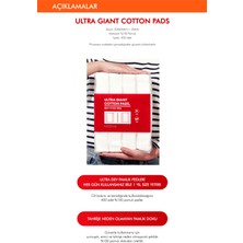 % 100 Pamuk Makyaj Temizleme Pedi Ultra Giant Cotton Pads 400 Adet