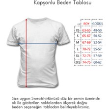 Fly Tshirt Airforce Yüksek Kapşonlu Sweatshirt Kadın - 3 - Indigo Mavi