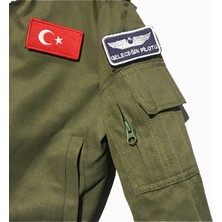 Fly Tshirt Çocuk Pilot Montu - Yeşil
