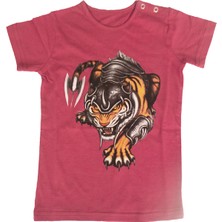 Fly Tshirt Tiger Çocuk Kısa Kollu T-Shirt