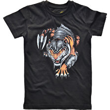 Fly Tshirt Tiger Çocuk Kısa Kollu T-Shirt